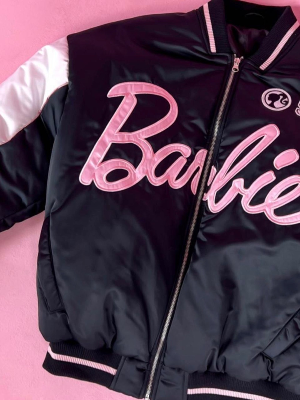 Barbie x Boohoo NWT Bomber Jacket